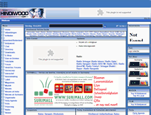 Tablet Screenshot of hindiwood.com